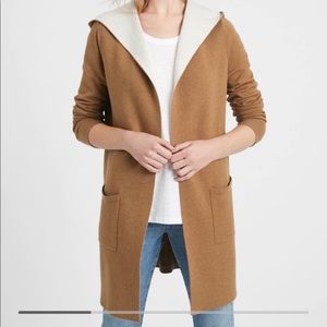Banana Republic Hooded Open-Front Cardigan